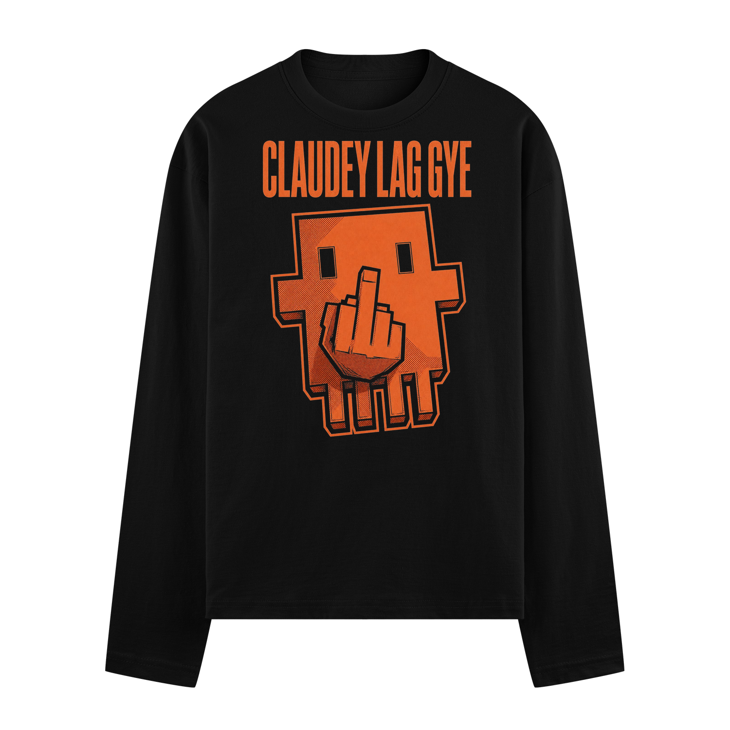 Chaos to Clarity Distorted Print T-Shirt - Streetwear Mockup