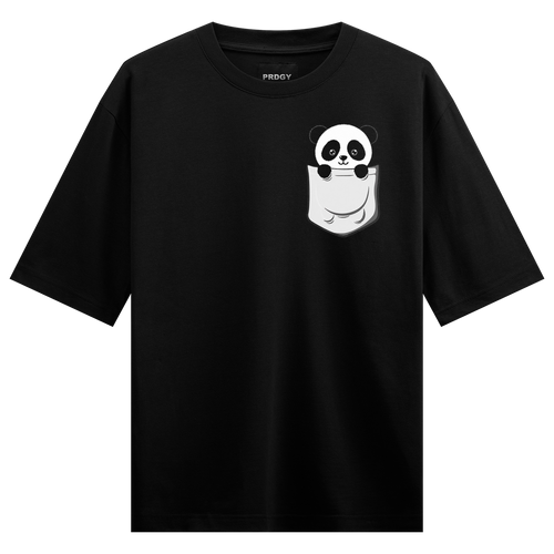 Bull vs Bear Wall Street Oversized T-Shirt - Streetwear Mockup