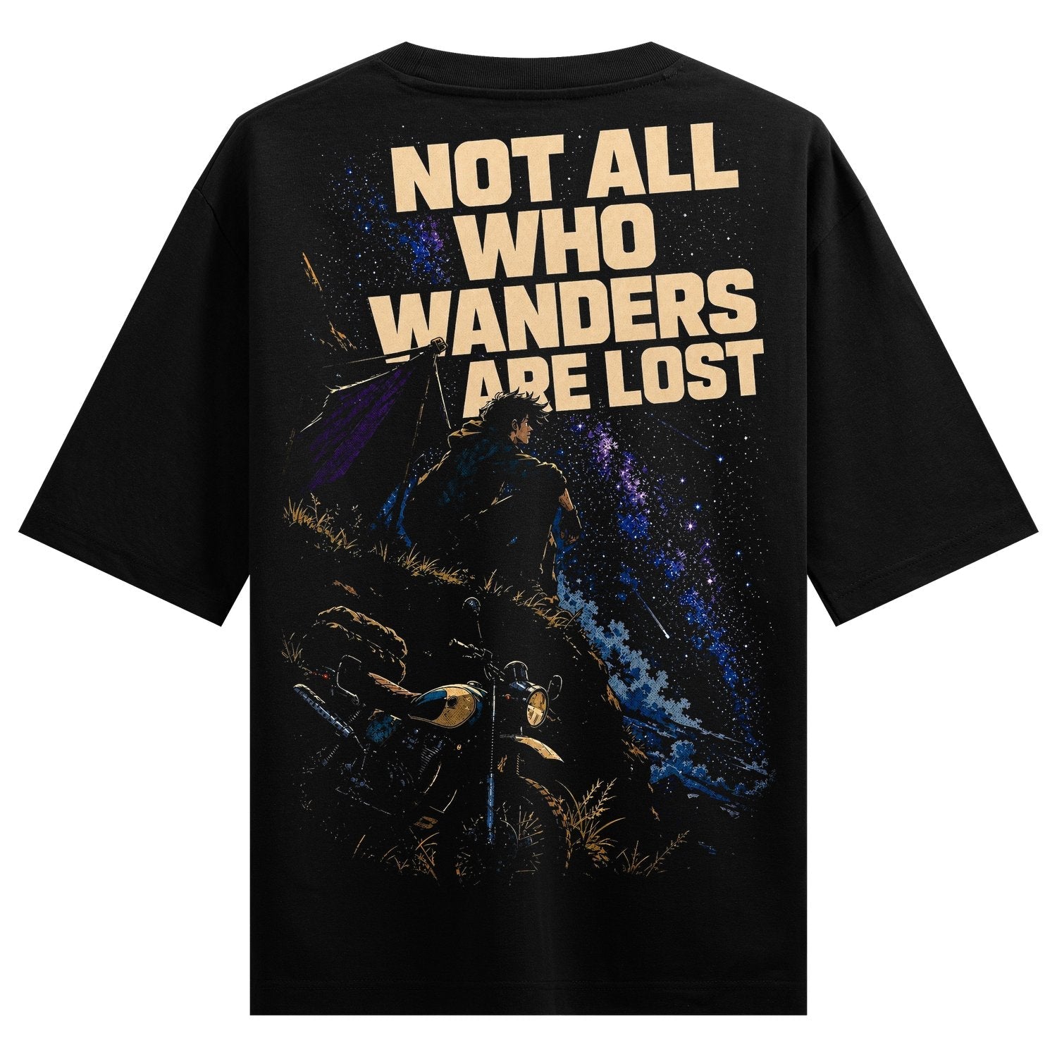 Solitude & Power Heavy Gauge Cotton T-Shirt - Streetwear Mockup