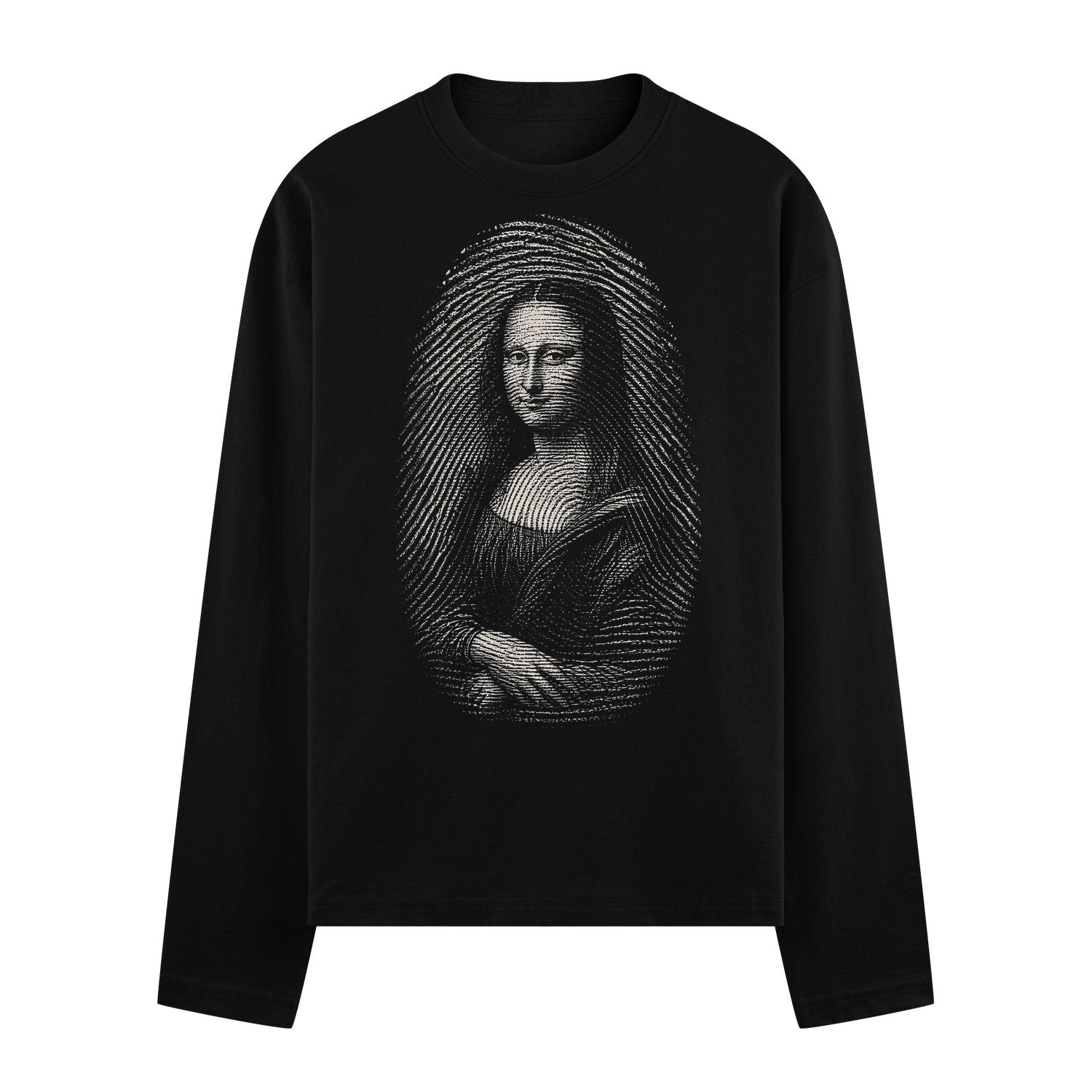 monalisa black full sleeve tshirt